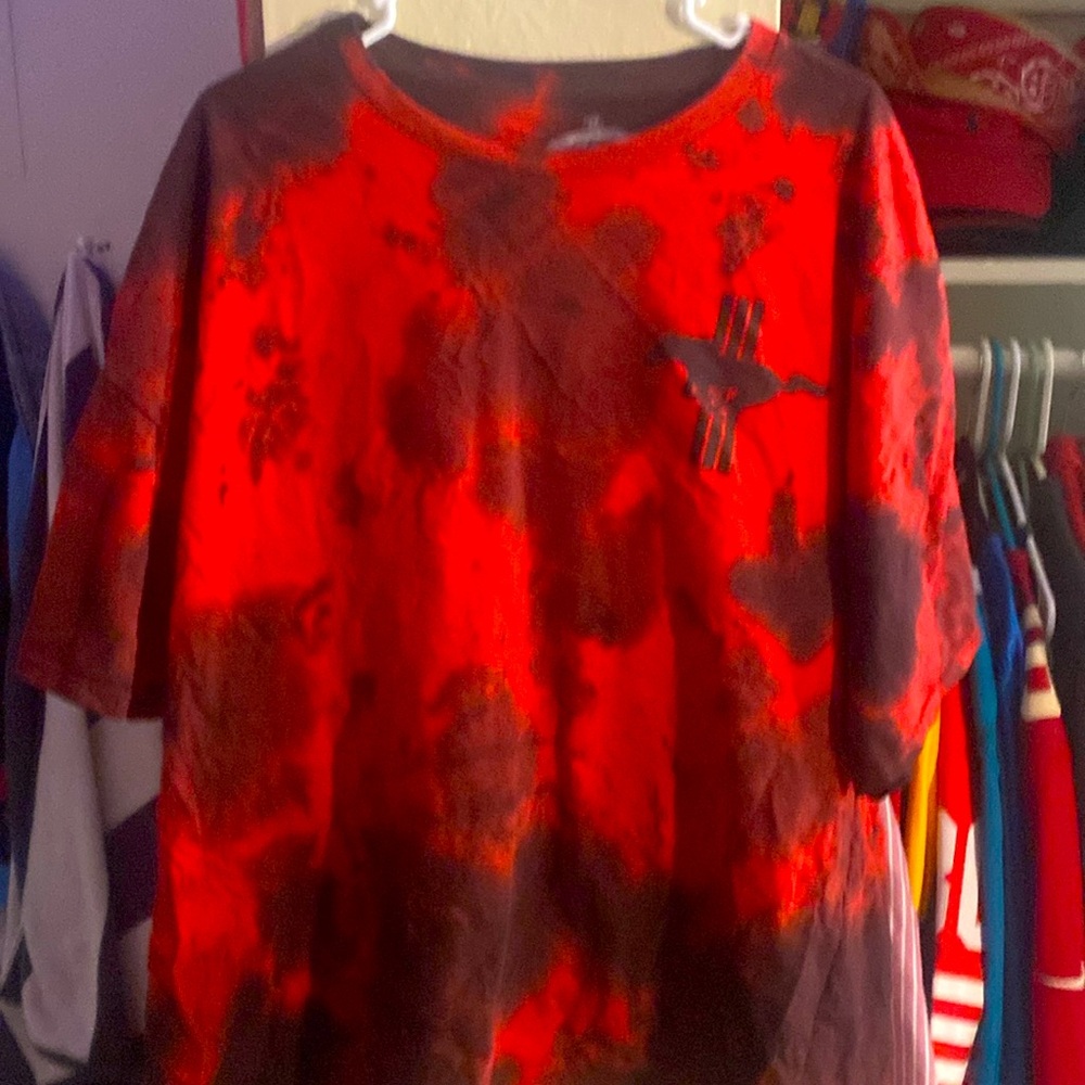 Brand new shirt, custom tie-dyed